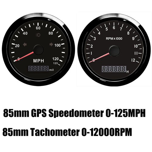 Tachimetro gps 85mm - gps, 0-125mph